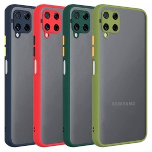 کاور ضدضربه گوشی Samsung Galaxy A12 / M12 مدل مات محافظ دوربین