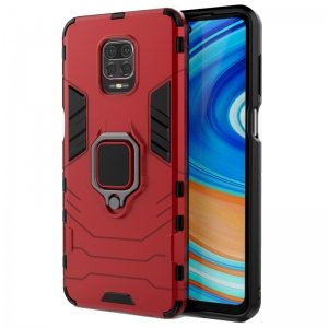 قاب اورجینال گوشی Xiaomi Redmi Note 9 Pro Max مدل آرمور به همراه هولدر مگنتی طرح بتمن