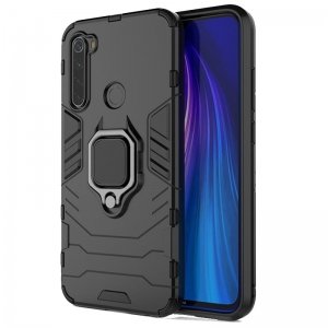 قاب رباتی اورجینال برای گوشی Xiaomi Redmi Note 8 مدل آرمور به همراه هولدر مگنتی