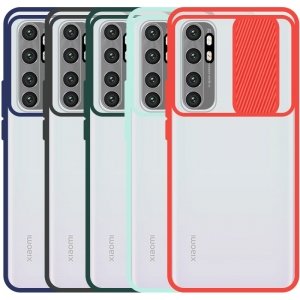 قاب محافظ مناسب برای گوشی Xiaomi MI Note 10 Lite مدل ماکرو شیلد محافظ لنزدار طرح پشت مات