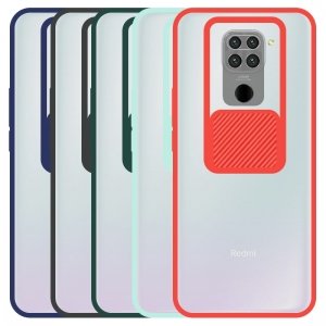 قاب محافظ مناسب برای گوشی Xiaomi Redmi Note 9 مدل ماکرو شیلد محافظ لنزدار طرح پشت مات