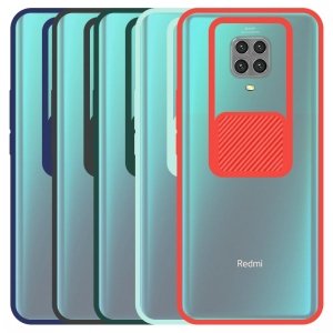 قاب محافظ مناسب برای گوشی Xiaomi Redmi Note  9S مدل ماکرو شیلد محافظ لنزدار طرح پشت مات