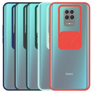 قاب محافظ مناسب برای گوشی Xiaomi Redmi Note 9 Pro Max مدل ماکرو شیلد محافظ لنزدار طرح پشت مات