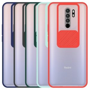 قاب محافظ مناسب برای گوشی Xiaomi Redmi 9 مدل ماکرو شیلد محافظ لنزدار طرح پشت مات