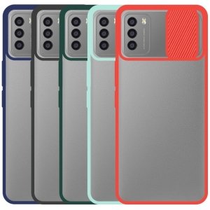 قاب و گارد محافظ مناسب برای گوشی Xiaomi POCO M3 مدل ماکرو شیلد محافظ لنزدار طرح پشت مات