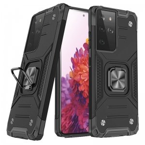 قاب اورجینال گوشی مناسب برای Samsung Galaxy S21 Ultra طرح دیفندر آرمور به همراه رینگ استند مگنتی مدل Ranger Phone