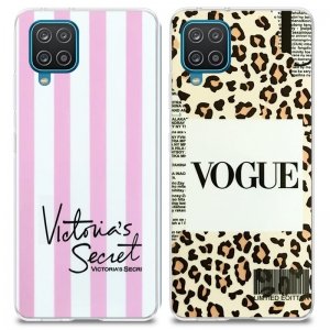 گارد فانتزی مناسب برای گوشی Samsung Galaxy A12 / M12 مدل imd طرحدار دخترانه همراه با پاپ سوکت