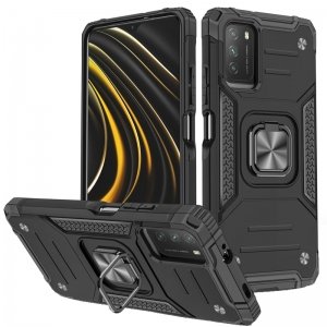 قاب اورجینال گوشی مناسب برای Xiaomi POCO M3 / Redmi 9T طرح دیفندر آرمور به همراه رینگ استند مگنتی مدل Ranger Phone