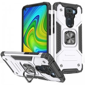 قاب اورجینال گوشی مناسب برای Xiaomi Redmi Note 9 طرح دیفندر آرمور به همراه رینگ استند مگنتی مدل Ranger Phone