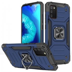 قاب اورجینال گوشی مناسب برای Samsung Galaxy A02S طرح دیفندر آرمور به همراه رینگ استند مگنتی مدل Ranger Phone (محافظ لنزدار)