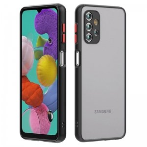 قاب و کاور گوشی Samsung Galaxy A32 5G هیبریدی مدل پشت مات محافظ لنزدار