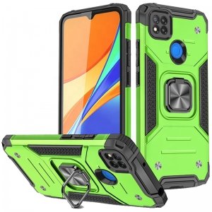 قاب اورجینال گوشی مناسب برای Xiaomi Redmi 9C طرح دیفندر آرمور به همراه رینگ استند مگنتی مدل Ranger Phone