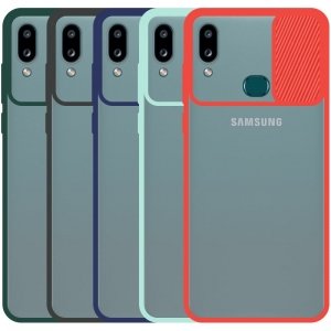 قاب محافظ مناسب برای گوشی Samsung Galaxy A10S مدل ماکرو شیلد محافظ لنزدار طرح پشت مات