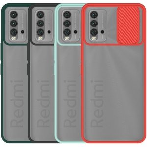 قاب محافظ مناسب برای گوشی Xiaomi Redmi 9 Power مدل ماکرو شیلد محافظ لنزدار طرح پشت مات