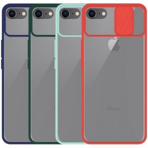 قاب محافظ مناسب برای گوشی IPHONE SE 2020 / 7 / 8 / 6S مدل ماکرو شیلد محافظ لنزدار طرح پشت مات