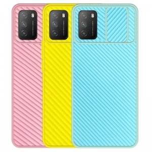 قاب و گارد محافظ مناسب برای گوشی Xiaomi POCO M3 مدل اسلاید کمرا طرح رنگی کشویی