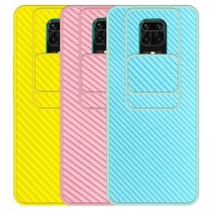 قاب و گارد محافظ مناسب برای گوشی Xiaomi Redmi Note 9 Pro / Max مدل اسلاید کمرا طرح رنگی کشویی