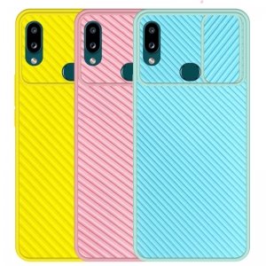 قاب و گارد محافظ مناسب برای گوشی Samsung Galaxy A10S مدل اسلاید کمرا طرح رنگی کشویی