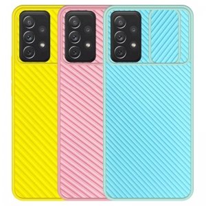 قاب و گارد محافظ مناسب برای گوشی Samsung Galaxy A72 5G / 4G  مدل اسلاید کمرا طرح رنگی کشویی