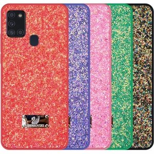 قاب سواروسکی دخترانه گوشی سامسونگ Samsung A21S مدل KDOO