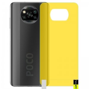 برچسب نانو پشت گوشی Xiaomi POCO X3 Pro مدل فول کاور شفاف آنتی شوک