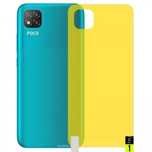 برچسب نانو پشت گوشی Xiaomi POCO C3 مدل فول کاور شفاف آنتی شوک