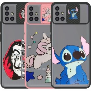 قاب طرحدار دخترانه و پسرانه مناسب برای گوشی Samsung Galaxy A51 مدل ماکرو شیلد محافظ لنزدار فانتزی