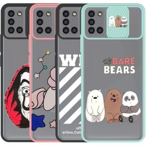 قاب طرحدار دخترانه و پسرانه مناسب برای گوشی Samsung Galaxy A21S مدل ماکرو شیلد محافظ لنزدار فانتزی