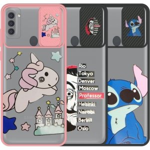 قاب طرحدار دخترانه و پسرانه مناسب برای گوشی Samsung Galaxy A11 مدل ماکرو شیلد محافظ لنزدار فانتزی