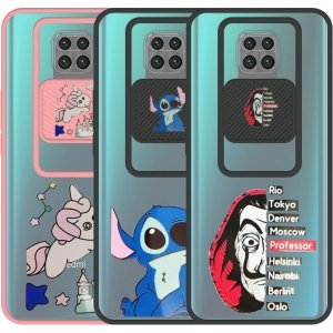 قاب طرحدار دخترانه و پسرانه مناسب برای گوشی Xiaomi Redmi Note 9 Pro / Max مدل ماکرو شیلد محافظ لنزدار فانتزی