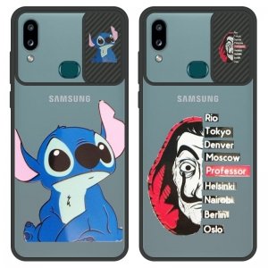 قاب طرحدار دخترانه و پسرانه مناسب برای گوشی Samsung Galaxy A10S مدل ماکرو شیلد محافظ لنزدار فانتزی