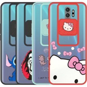 قاب طرحدار دخترانه و پسرانه مناسب برای گوشی Xiaomi Redmi Note 8 Pro مدل ماکرو شیلد محافظ لنزدار فانتزی