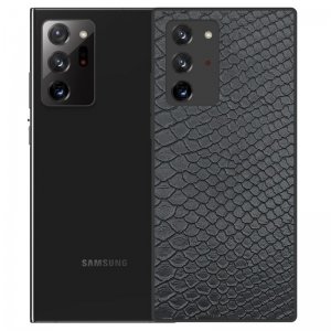 قاب چرم VIP دیزاین مناسب برای گوشی Samsung Galaxy Note 20 Ultra مدل محافظ لنزدار طرح چرم کروکودیل (صنعتی)