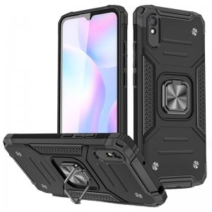 قاب اورجینال گوشی مناسب برای Xiaomi Redmi 9A طرح دیفندر آرمور به همراه رینگ استند مگنتی مدل Ranger Phone