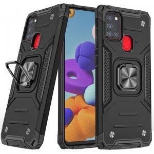 قاب اورجینال گوشی مناسب برای Samsung Galaxy A21S طرح دیفندر آرمور به همراه رینگ استند مگنتی مدل Ranger Phone