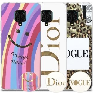 قاب فانتزی گلدلاین مناسب برای گوشی Xiaomi Redmi Note 9S / 9 Pro مدل imd طرحدار دخترانه همراه با پاپ سوکت