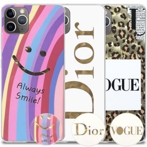 قاب فانتزی گلدلاین مناسب برای گوشی IPHONE 12 / 12 Pro مدل imd طرحدار دخترانه همراه با پاپ سوکت