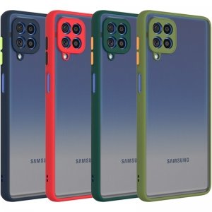 کاور ضدضربه گوشی Samsung Galaxy F62 / M62 مدل مات محافظ دوربین