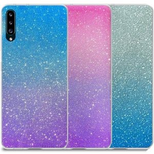 قاب اکلیلی ستاره ای مناسب برای گوشی Samsung Galaxy A50 / A50S / A30S مدل براق  ژله ای دخترانه و زنانه شاین (رنگ ثابت)