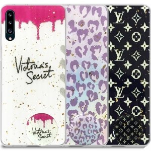 قاب لوکس پاپ سوکت دار طرح Marbel Royal مناسب برای گوشی Samsung Galaxy A50 / A50S / A30S مدل رزین کار شده با سنگ های طلایی