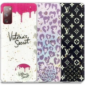 قاب لوکس پاپ سوکت دار طرح Marbel Royal مناسب برای گوشی Samsung Galaxy S20 FE مدل رزین کار شده با سنگ های طلایی