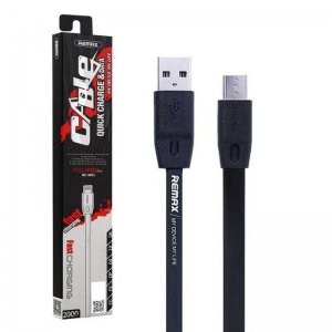 کابل شارژ 2 متری آندرویدی Micro USB فست شارژ از برند ریمکس Remax Cable RC-001m.jpg