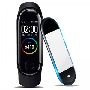 گلس سرامیکی 3D تمام صفحه و تمام چسب برای Xiaomi MI Band 4
