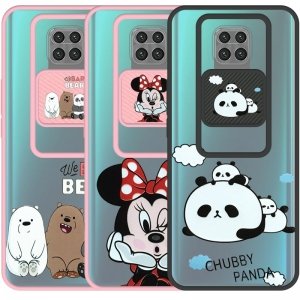 گارد طرحدار دخترانه عروسکی برای گوشی Xiaomi Redmi Note 9S / 9 Pro مدل ماکرو شیلد محافظ لنزدار فانتزی