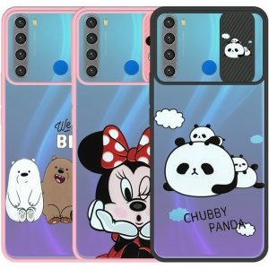 گارد طرحدار دخترانه عروسکی برای گوشی Xiaomi Redmi Note 8 مدل ماکرو شیلد محافظ لنزدار فانتزی