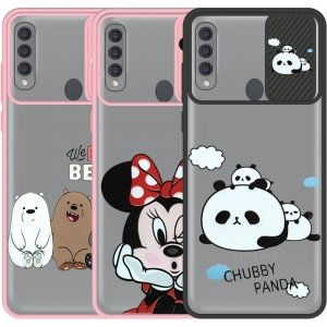 گارد طرحدار دخترانه عروسکی برای گوشی Samsung Galaxy A20S مدل ماکرو شیلد محافظ لنزدار فانتزی