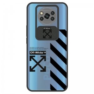 قاب طرحدار پسرانه مناسب برای گوشی Xiaomi POCO X3 nfc / pro مدل ماکرو شیلد محافظ لنزدار سبک بوتیک مدل آف وایت OFF WHITE