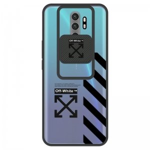 قاب طرحدار پسرانه مناسب برای گوشی Xiaomi Redmi Note 8 Pro مدل ماکرو شیلد محافظ لنزدار سبک بوتیک مدل آف وایت OFF WHITE