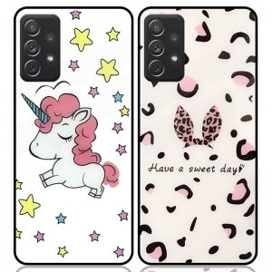 قاب پشت گلس فانتزی مناسب برای گوشی Samsung Galaxy A72 5G / 4G