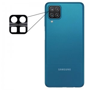 محافظ لنز فلزی برای دوربین Samsung Galaxy A12 / M12 مدل آلومینیومی با ضخامت 0.5 میلیمتر Alloy Cap Lens Camera